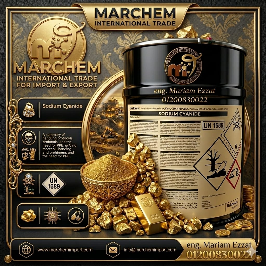 Sodium cyanide is the most powerful and primary substance in the gold extraction process.